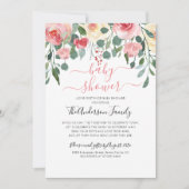 Babydusche per Post weit entfernt Einladung (Vorderseite)