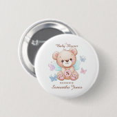 Babydusche Personalisiert Button (Vorne & Hinten)