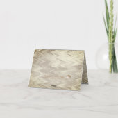 Babydusche Personalisiert Dankeskarte (Rückseite)