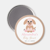 Babydusche Personalisiert neutrale Welpe Magnet (Vorderseite/Rückseite)