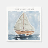 Babydusche Personalisiert Serviette (Vorderseite)