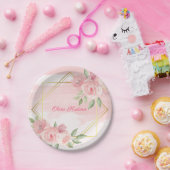 Babydusche Personalisierte Papierplatte Pappteller (Party)