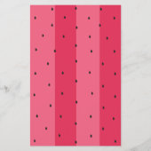 Babydusche Pink BINGO "Umbrella Watermelon" Flyer (Hinten)