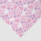 Babydusche Pink Girl Seidenpapier (Ausschnitt)