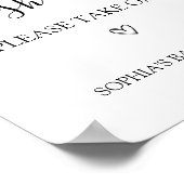 Babydusche Pop, wenn sie Pop unterschreiben Poster (Ecke)