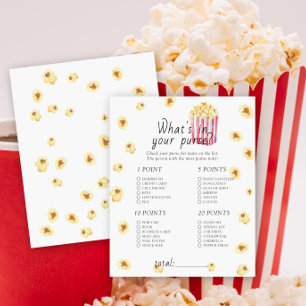 Babydusche Popcorn - Was ist in Ihrem Handtaschens