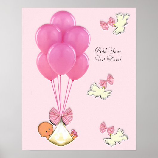 Babydusche Poster (Vorne)