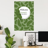 Babydusche Poster (Heimbüro)