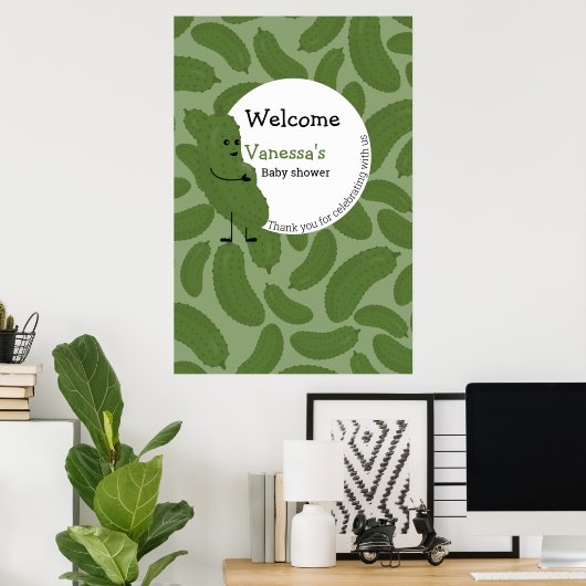 Babydusche Poster (Heimbüro)