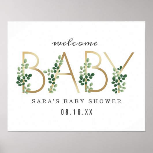 Babydusche Poster (Vorne)