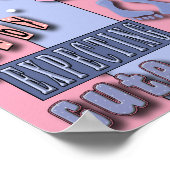 Babydusche Poster drucken (Ecke)