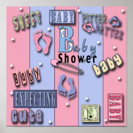Babydusche Poster drucken