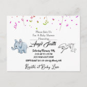 Babydusche Postkarte (Vorderseite)