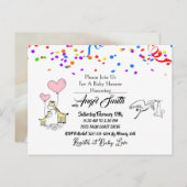 Babydusche Postkarte (Vorne/Hinten)