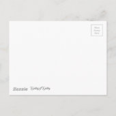 Babydusche Postkarte (Rückseite)