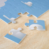 Babydusche Puffy White Clouds Puzzle (Seite)