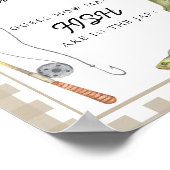 Babydusche - raten Sie, wie viele Fische es gibt Poster (Ecke)