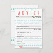 Babydusche-Ratschläge Einladung (Vorne/Hinten)