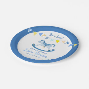 Babydusche Rock-Hobby individuelle Name Pappteller