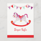 Babydusche Rockpferde-Gewinnspiel Begleitkarte (Vorderseite)