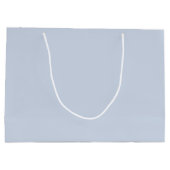 Babydusche Rosa Blume Wasserfarbe Elegante Einrich Große Geschenktüte (Rückseite)