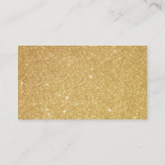 Babydusche Rosa Gold Glitzer Registrierungseintrag Begleitkarte (Rückseite)