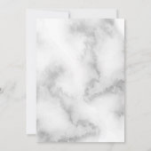 Babydusche Rosa Rose Einladung (Rückseite)