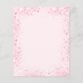 Babydusche Rosa Teddybär Blumenladen (Rückseite)