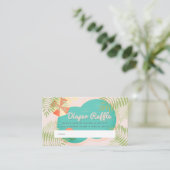 Babydusche Rosa Windeln Raffle Ticket Begleitkarte (Stehend Vorderseite)