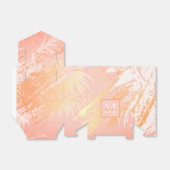 Babydusche Rose Goldfolien Geschenkschachtel (Ungefaltet)