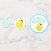 Babydusche Rubber Duck Konfetti (Vorderseiten)