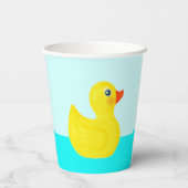 Babydusche Rubber Duck Pappbecher (Rückseite)