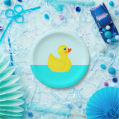 Babydusche Rubber Duck Themed Pappteller (Party)