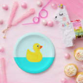 Babydusche Rubber Duck Themed Pappteller (Party)