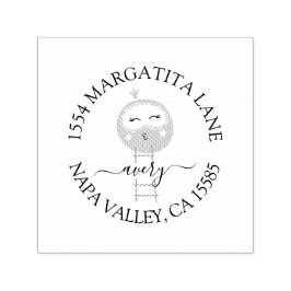 Babydusche Rücksendeadresse Selbstfarbige Briefmar Permastempel