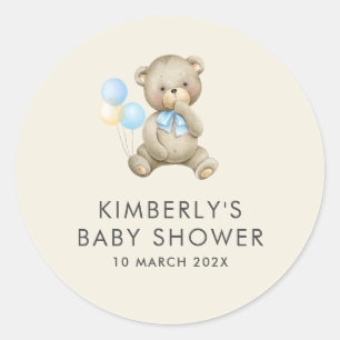 Babydusche Runder Aufkleber