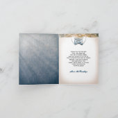 Babydusche Rustic Danke Little Man (Innenseite)