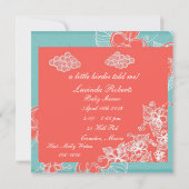 Babydusche Save The Date (Rückseite)