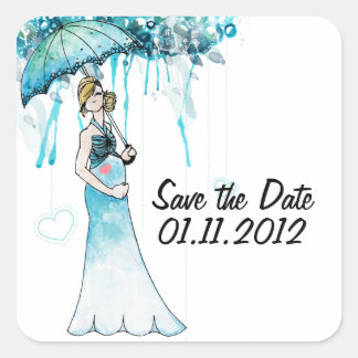 Babydusche Save the Date Aufkleber