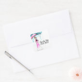Babydusche Save the Date Aufkleber (Umschlag)