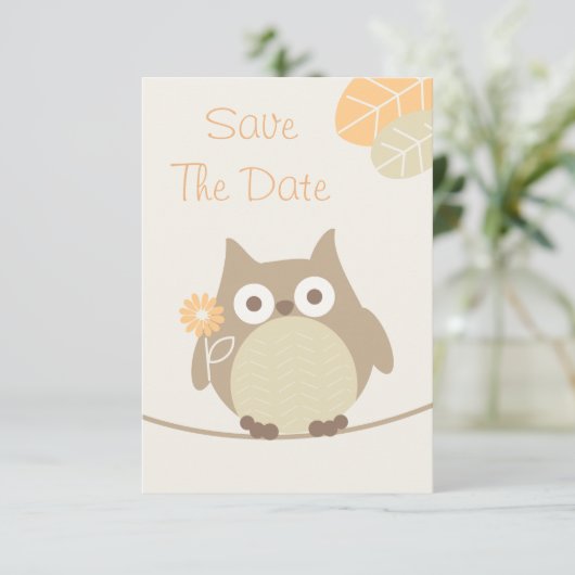 Babydusche Save the Date neutrales Geschlecht (Stehend Vorderseite)