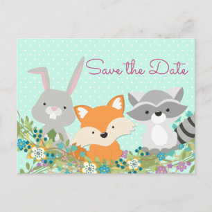 Babydusche Save the Date Postkarte