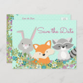 Babydusche Save the Date Postkarte (Vorne/Hinten)
