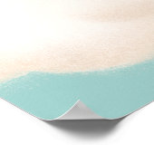 Babydusche schätzt das Terminkalender-Poster Poster (Ecke)