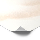 Babydusche schätzt das Terminkalender-Poster Poster (Ecke)