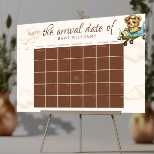Babydusche schätzt das Terminkalender-Poster Poster