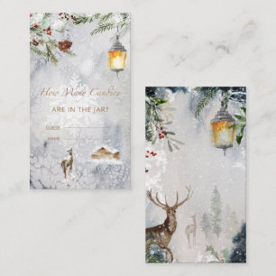 Babydusche schätzt, wie viele Kanadier Begleitkarte