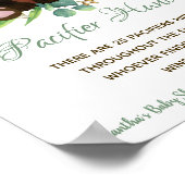 Babydusche Schild Schnuller Jagdspiel Red Panda Be (Ecke)