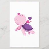 Babydusche Schildkröte Wie gut Sie wissen, Karte (Hinten)