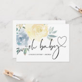 Babydusche Schwangerschaft Herzlichen Glückwunsch Karte (Vorderseite/Rückseite Beispiel)